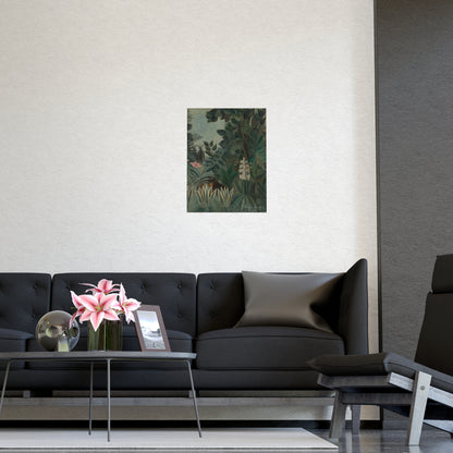 The Equatorial Jungle - Rousseau Tropical Fine Art Poster