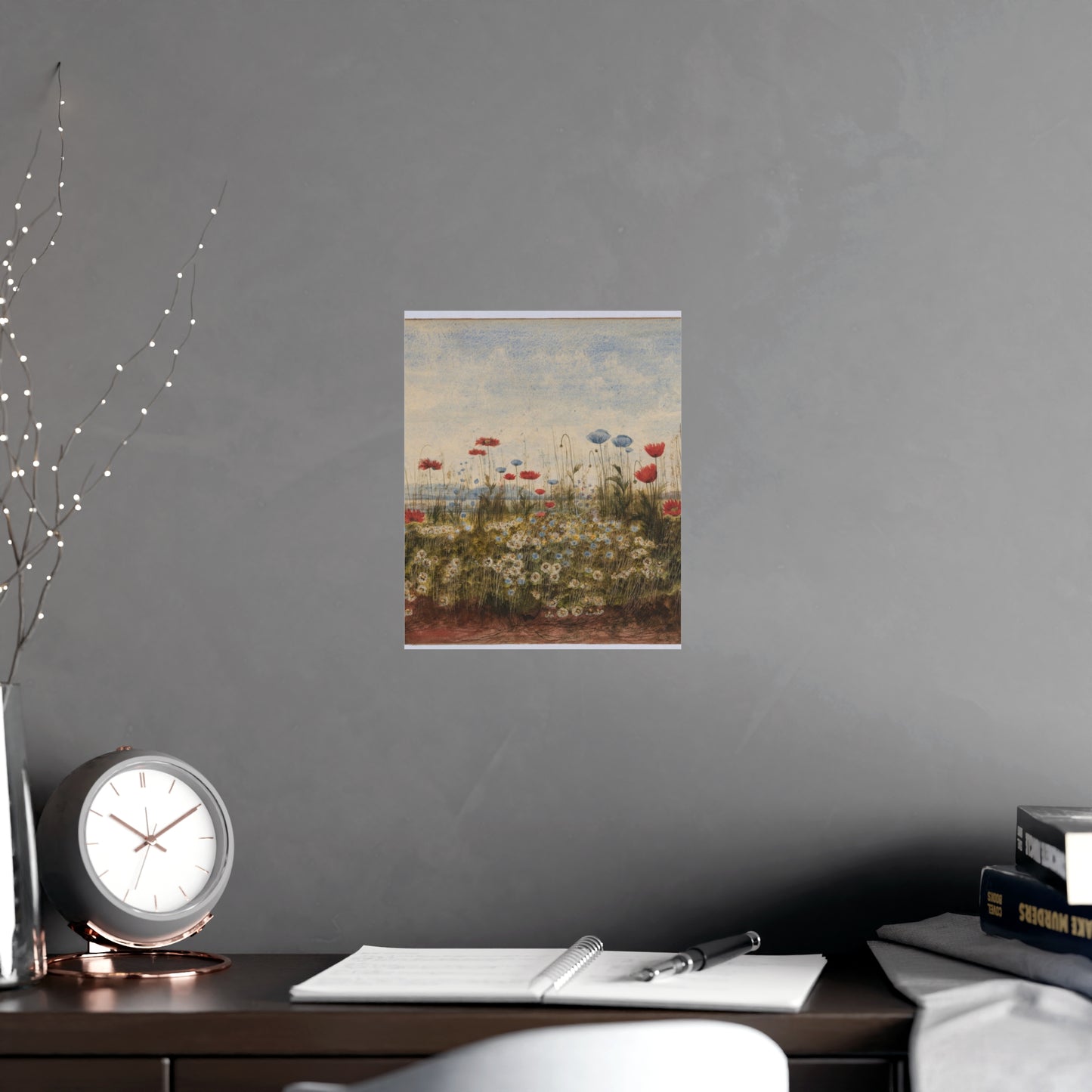 Wildflower Scene - Museum Collection - Fine Art Poster