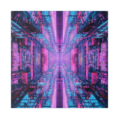 Quantum Glitch on Canvas