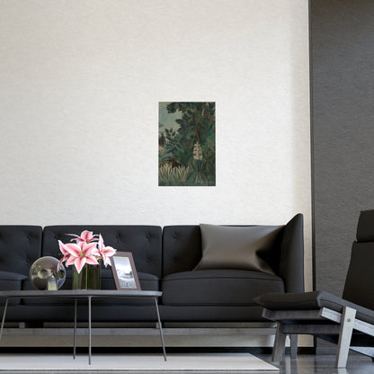 The Equatorial Jungle - Rousseau Tropical Fine Art Poster