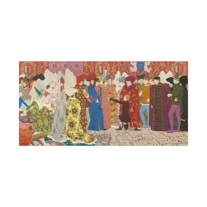 Joan of Arc The Trial Historical Fine Art Canvas Print