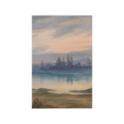 Landscape near Strasbourg - European Pastoral Fine Art Poster