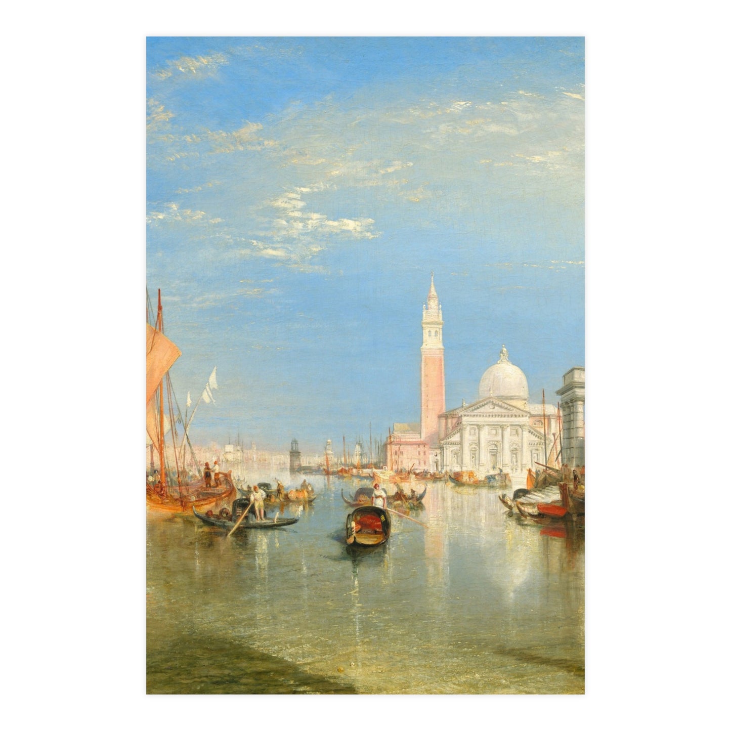 Venice Dogana and San Giorgio Maggiore - Turner Fine Art Poster