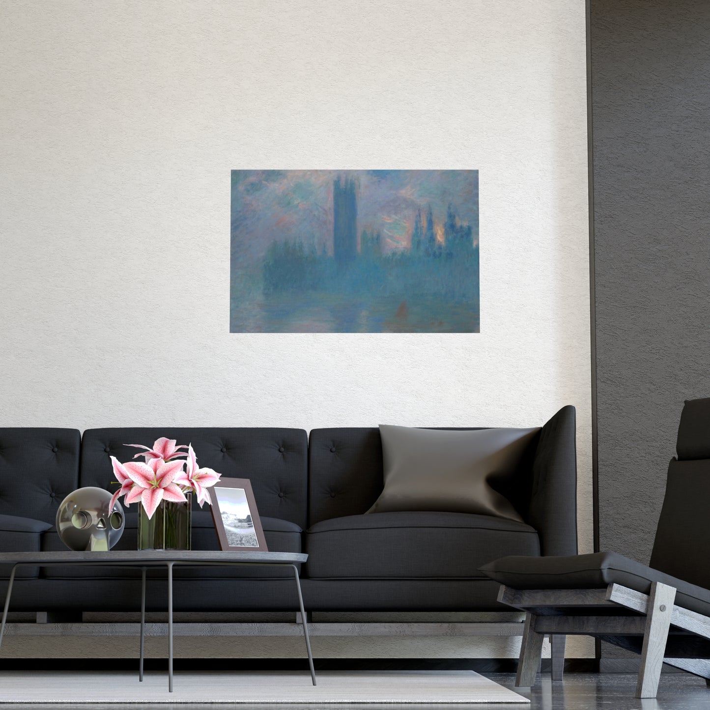 Houses of Parliament London - Monet Fine Art Poster