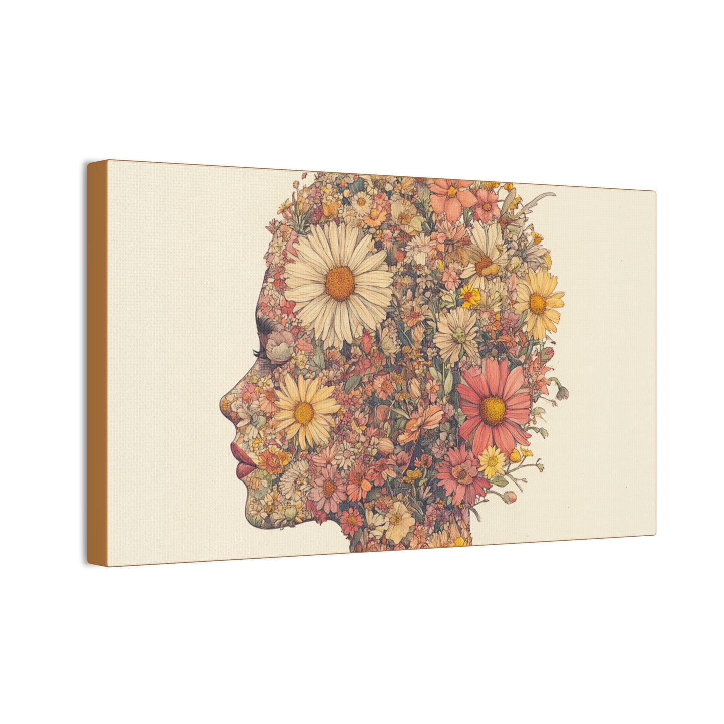 And So She Grew on Canvas