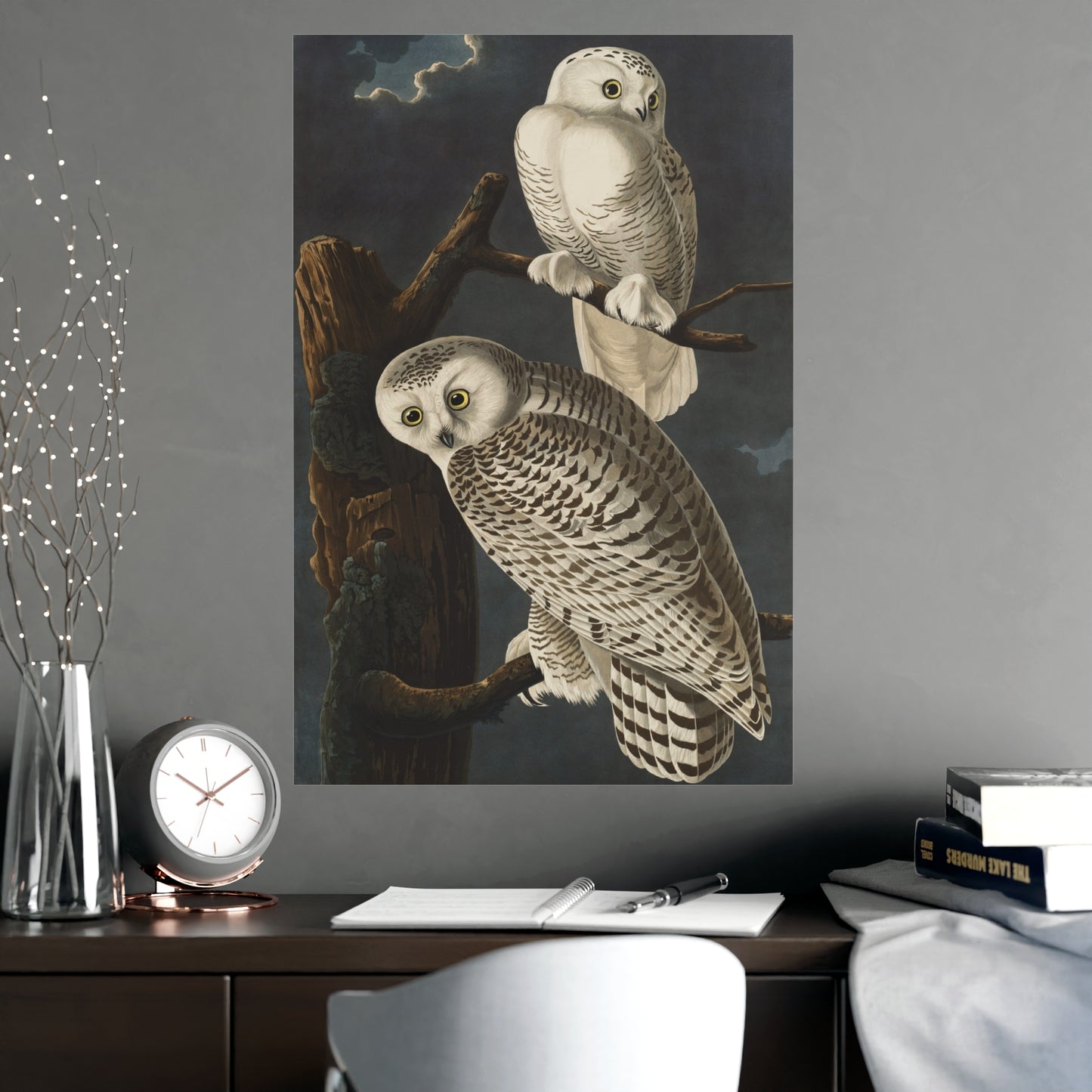 Snowy Owl - Audubon Birds - Fine Art Print