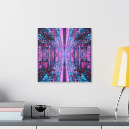 Quantum Glitch on Canvas