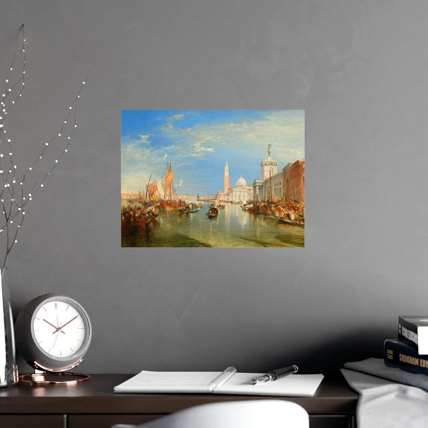 Venice Dogana and San Giorgio Maggiore - Turner Fine Art Poster