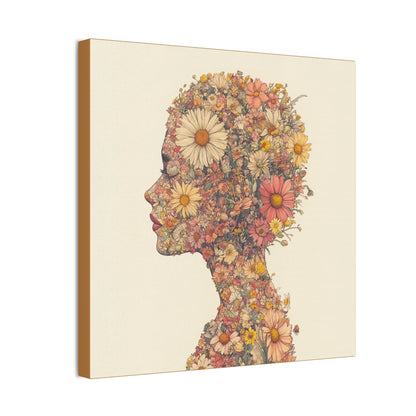 And So She Grew on Canvas