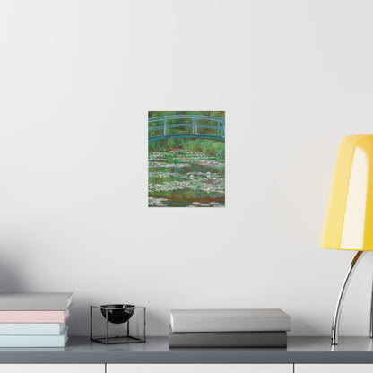 Claude Monet - Japanese Foot Bridge Fine Art Canvas Print