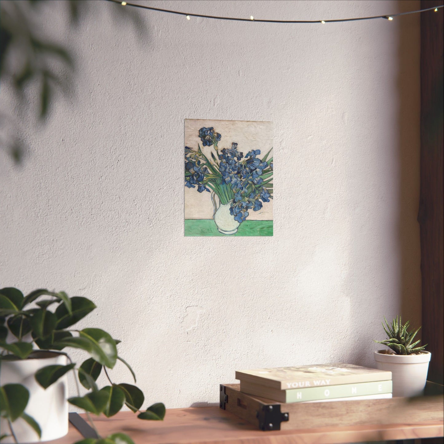 Van Gogh Irises Fine Art Print - Blue Flowers Wall Art