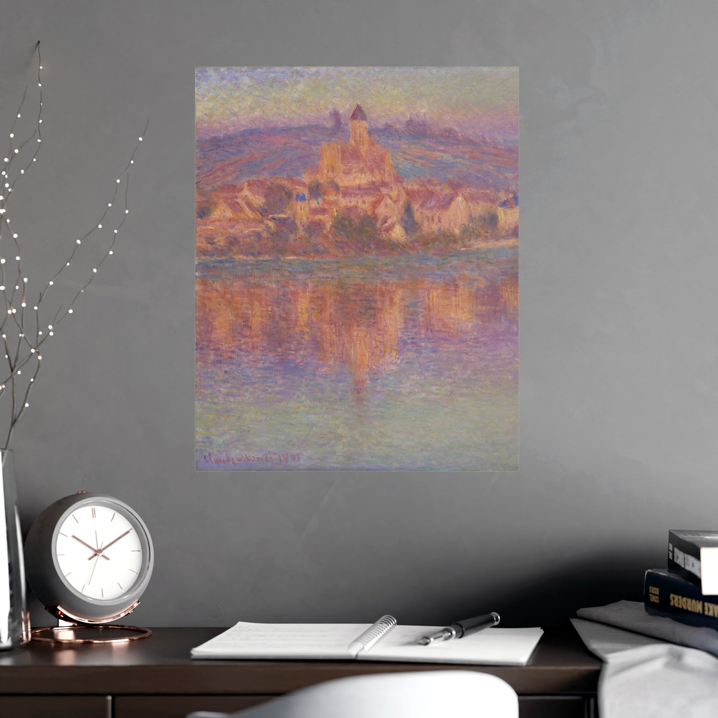 Vetheuil - Monet Village Landscape Fine Art Poster