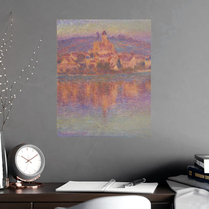 Vetheuil - Monet Village Landscape Fine Art Poster
