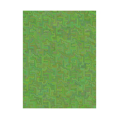 Circuit Board Art Print - Multi-color - Tech- Vertical Poster - Modern Wall Art