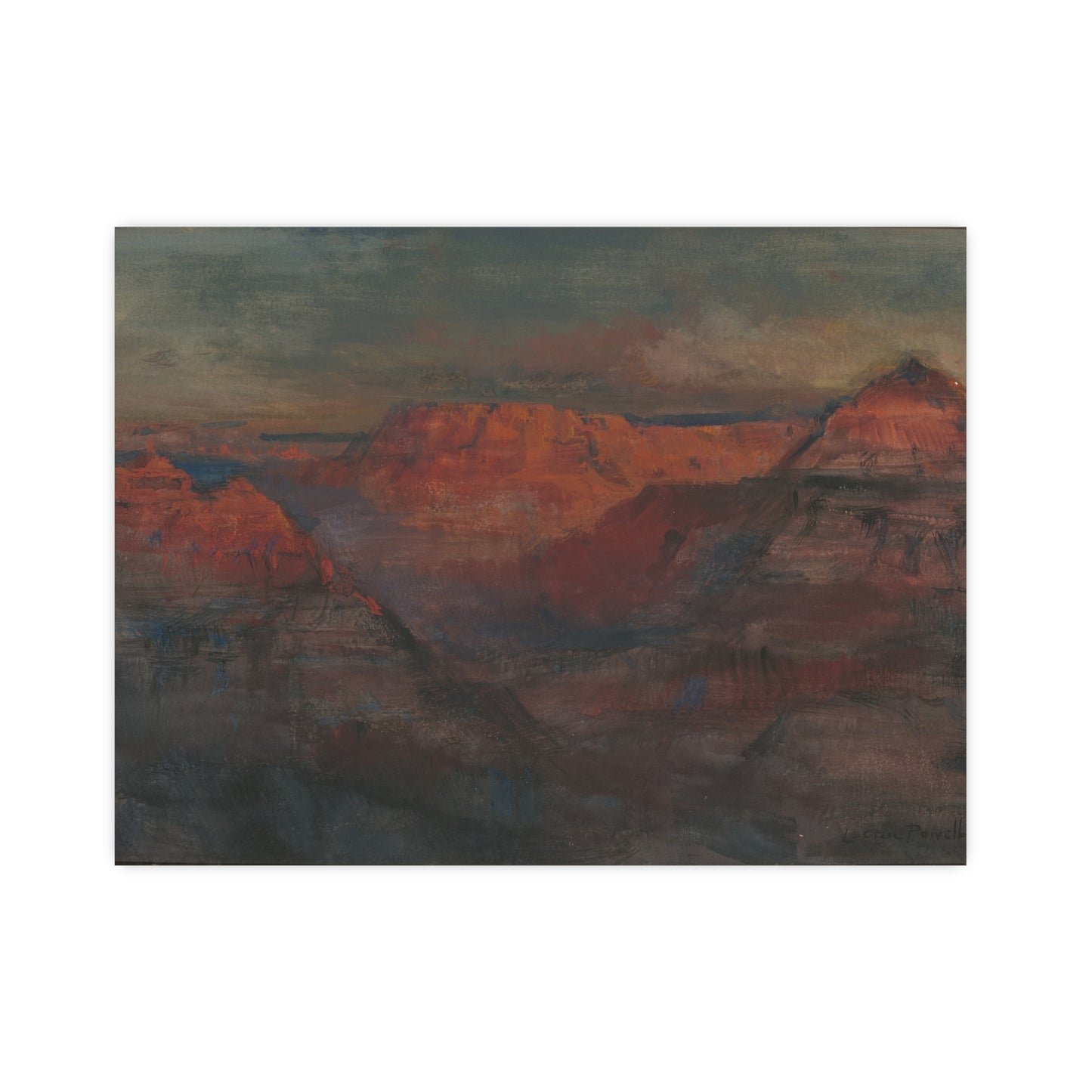 Grand Canyon Afterglow - American West Fine Art Poster