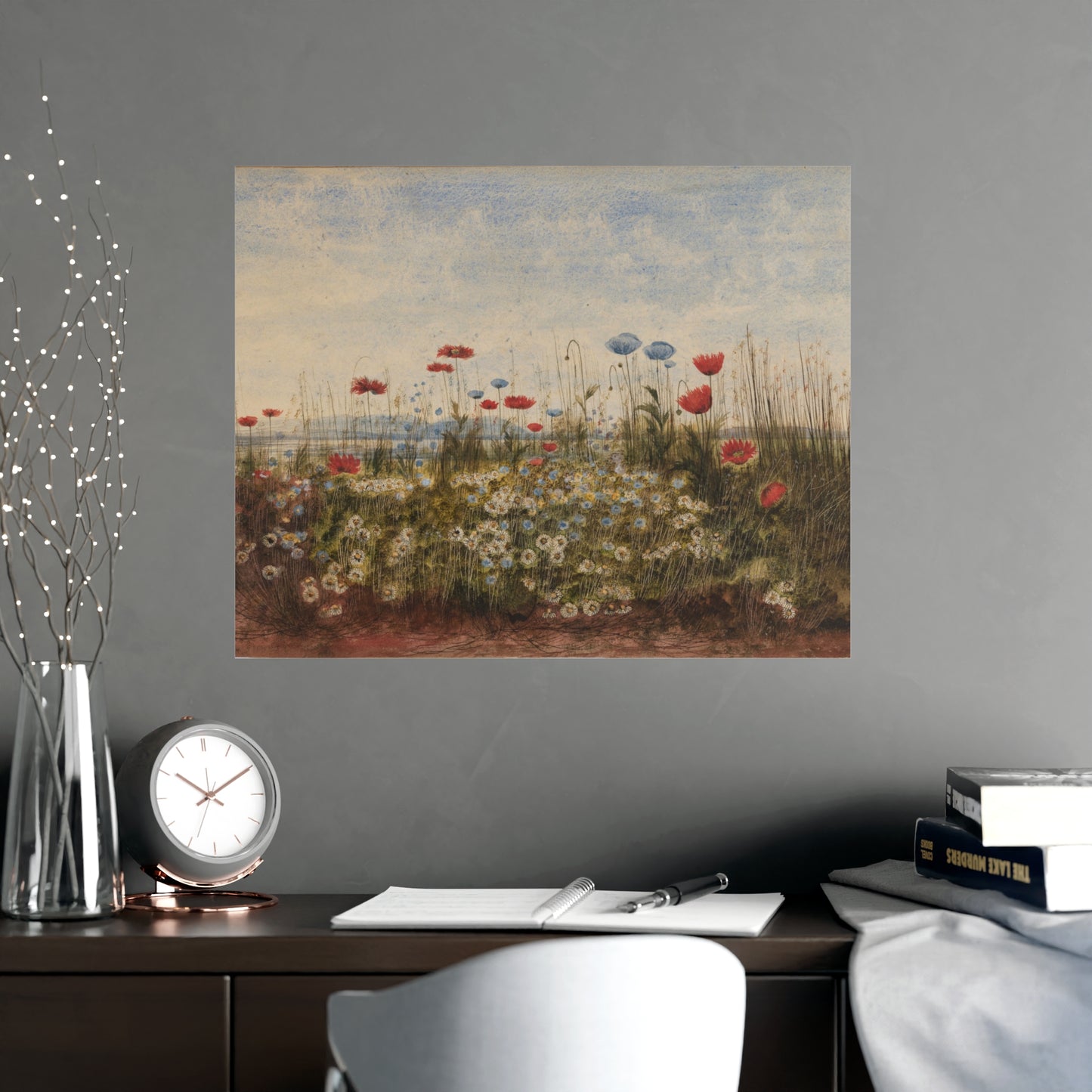 Wildflower Scene - Museum Collection - Fine Art Poster