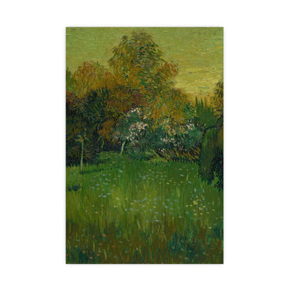 The Poet's Garden - Van Gogh Fine Art Poster