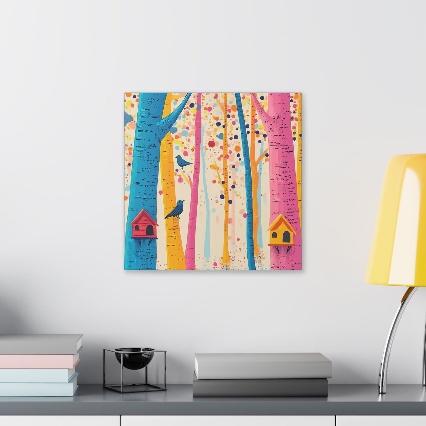 Here for the Birds - Delight in Nature Series - Fine Art Print on Canvas