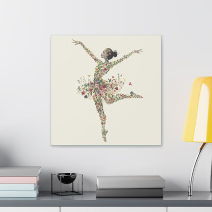 You Belong Among the Wild Flowers - Sugar Plum Fairy - on Canvas