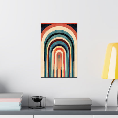 Doors of Perception Fine Art Print - Arches 11:11 - Bauhaus - Bohemian Wall Art - Modern Art - Matte Vertical Poster