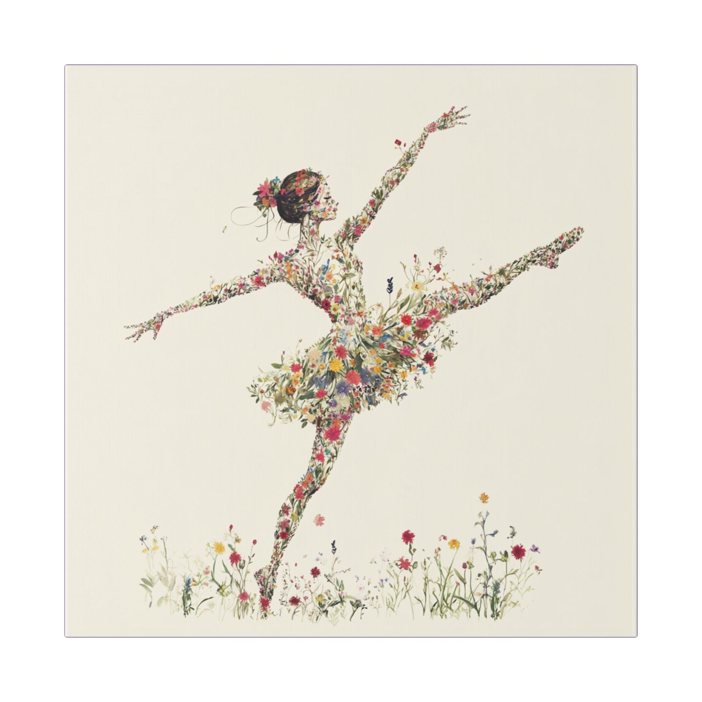 You Belong Among the Wild Flowers - Frolic - on Canvas
