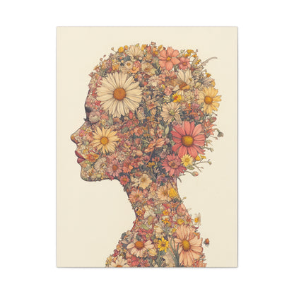 And So She Grew on Canvas