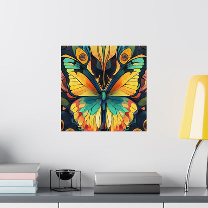 Brilliant Butterfly - Bohemian Wall Art - Fine Art Print - Poster Matte - Vertical Wall Décor