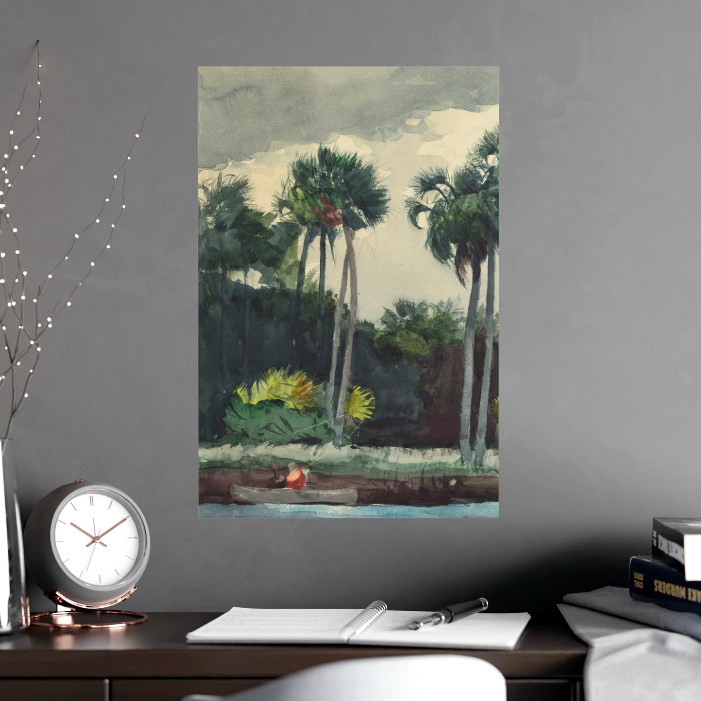 Red Shirt Homosassa Florida - Winslow Homer Fine Art Poster