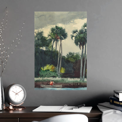 Red Shirt Homosassa Florida - Winslow Homer Fine Art Poster