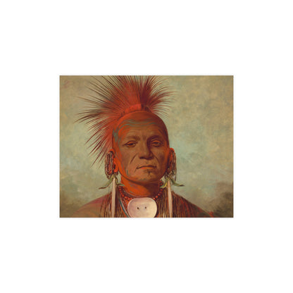 Iowa Medicine Man Portrait - George Catlin - Fine Art Poster