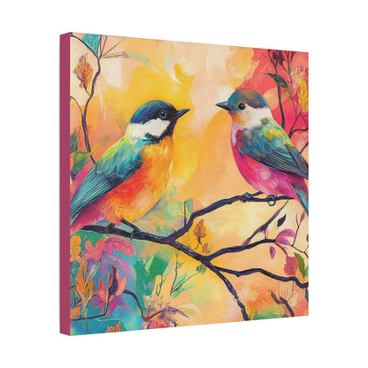 Love Birds in Paradise - Fine Art Print - Wall Art - on Canvas