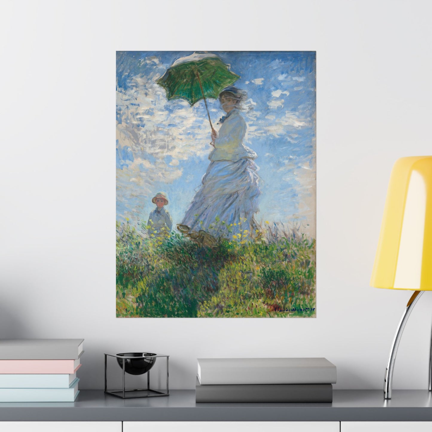 Claude Monet - Woman with a Parasol Fine Art Print