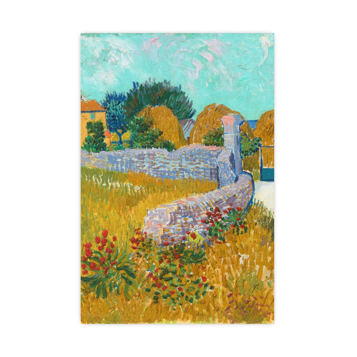 Farmhouse in Provence - Van Gogh Fine Art Poster