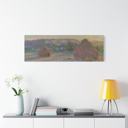 Claude Monet - Fields of Wheat Fine Art Canvas Print