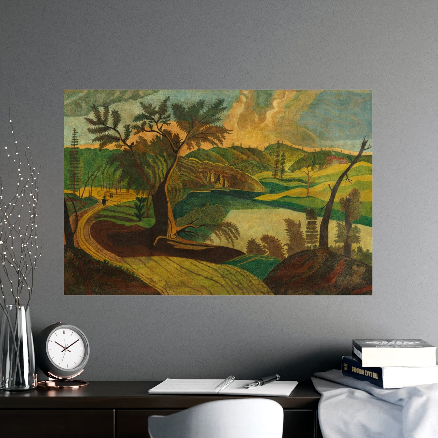 Stylized Landscape - Modern Abstract Fine Art Poster