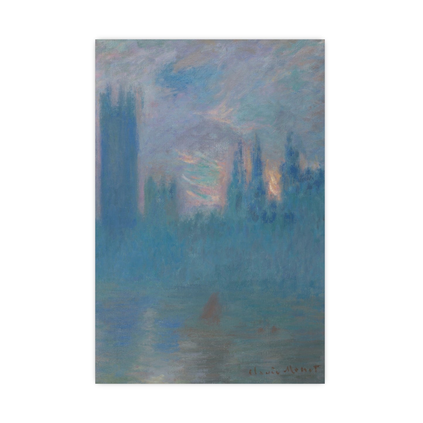 Houses of Parliament London - Monet Fine Art Poster