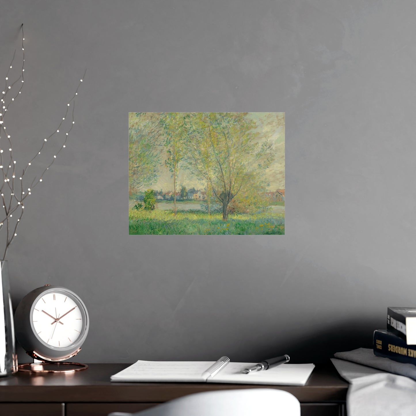 The Willows - Peaceful Landscape Fine Art Poster