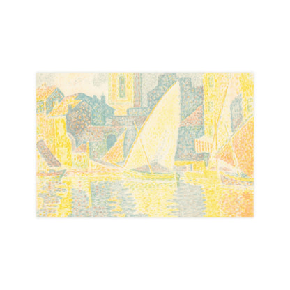 Port of Saint-Tropez - Signac Pointillist Fine Art Poster
