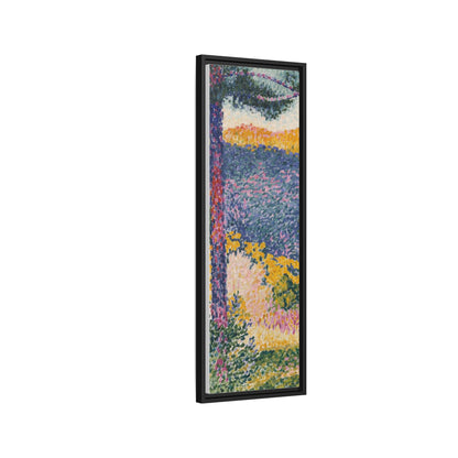 Valley with Fir Shade on the Mountain - Museum Collection - Framed Canvas Print