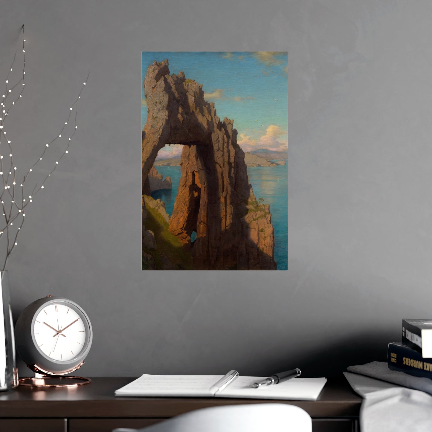 Natural Arch at Capri - Italian Coast Fine Art Poster