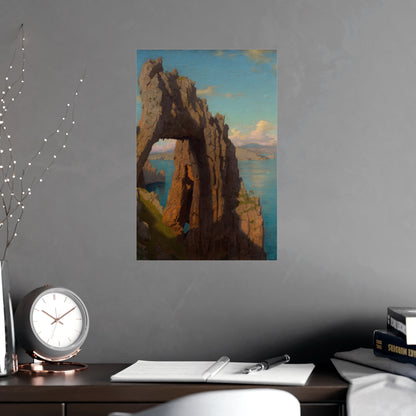 Natural Arch at Capri - Italian Coast Fine Art Poster