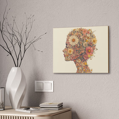 And So She Grew on Canvas