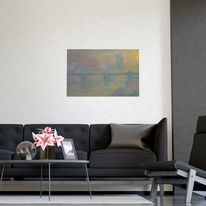 Charing Cross Bridge London - Monet Fine Art Poster