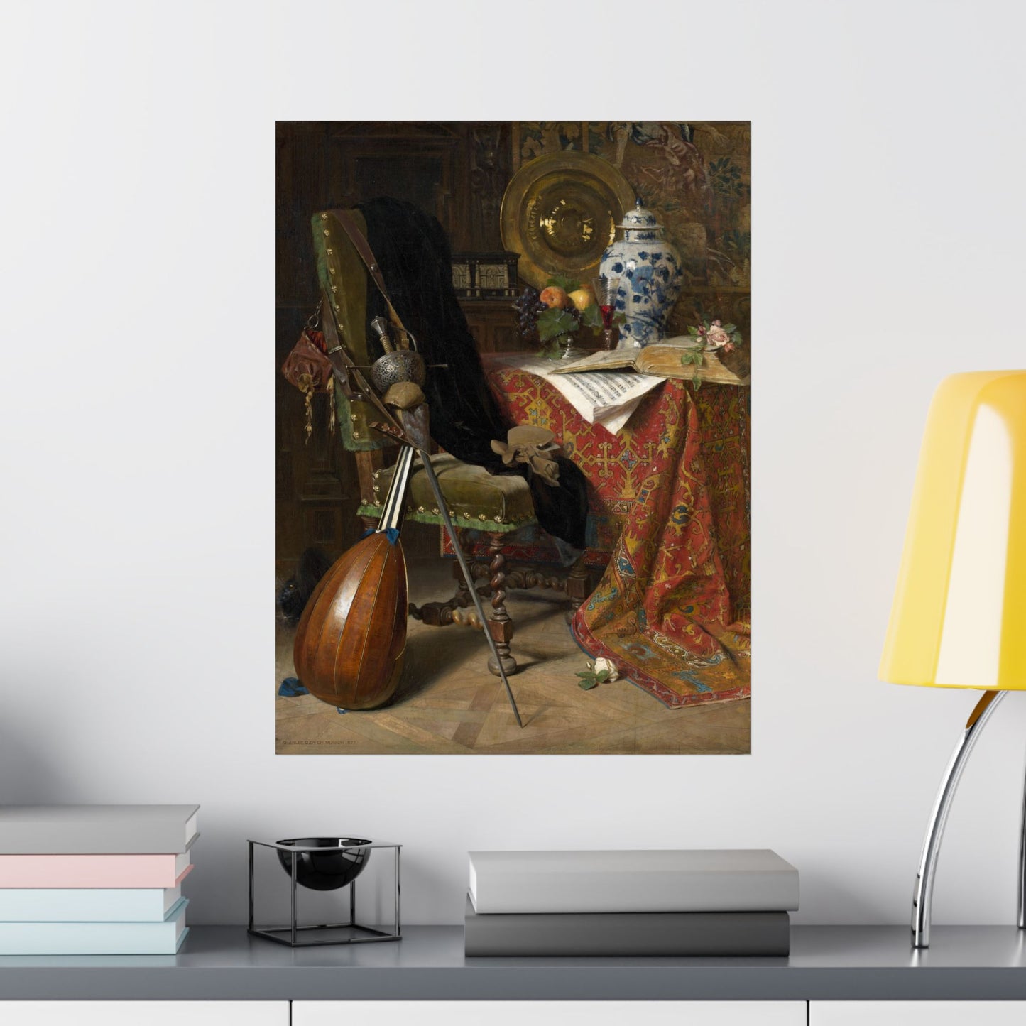 Elegant - Still Life Art - 17th Century Interior Painting - Fine Art Print - Gothic Art - Vintage Fine Art