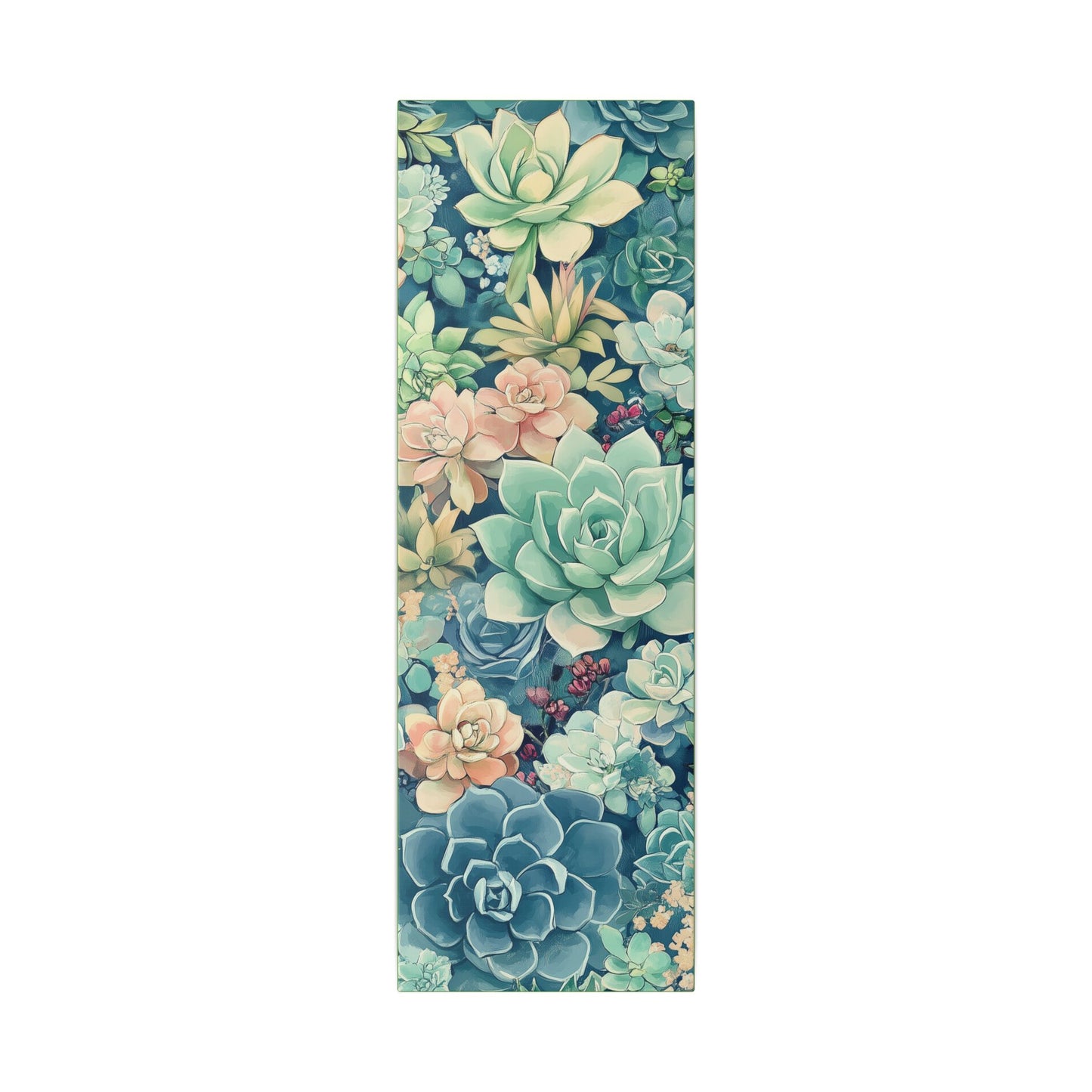 Succulents in Pastel - Secret Garden Collection - Fine Art Print on Canvas