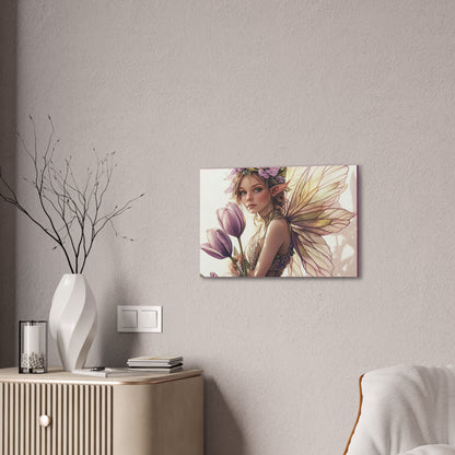 Tuesdays are for Tulips - Flowers & Fairies Collection - Fine Art Print on Canvas