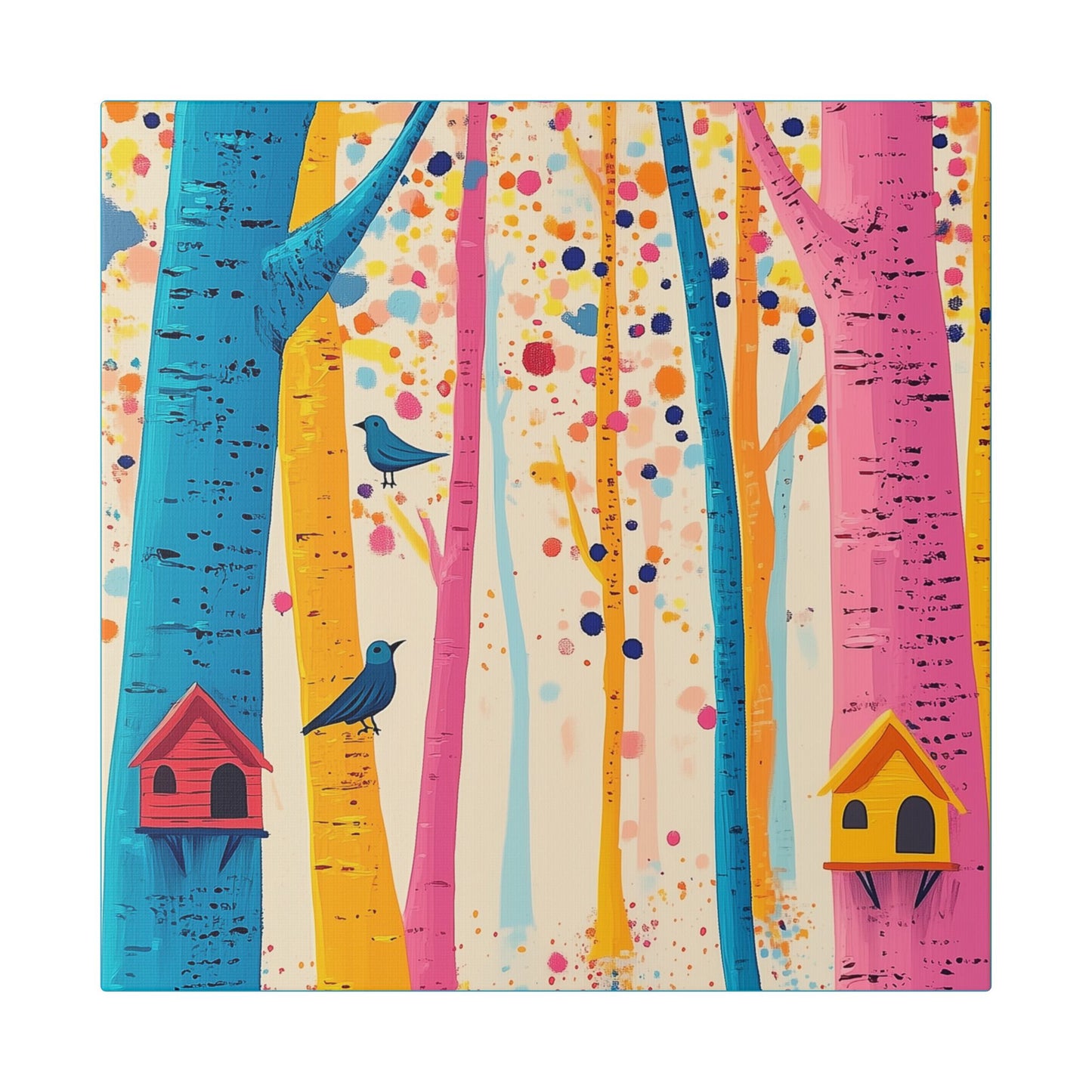 Here for the Birds - Delight in Nature Series - Fine Art Print on Canvas
