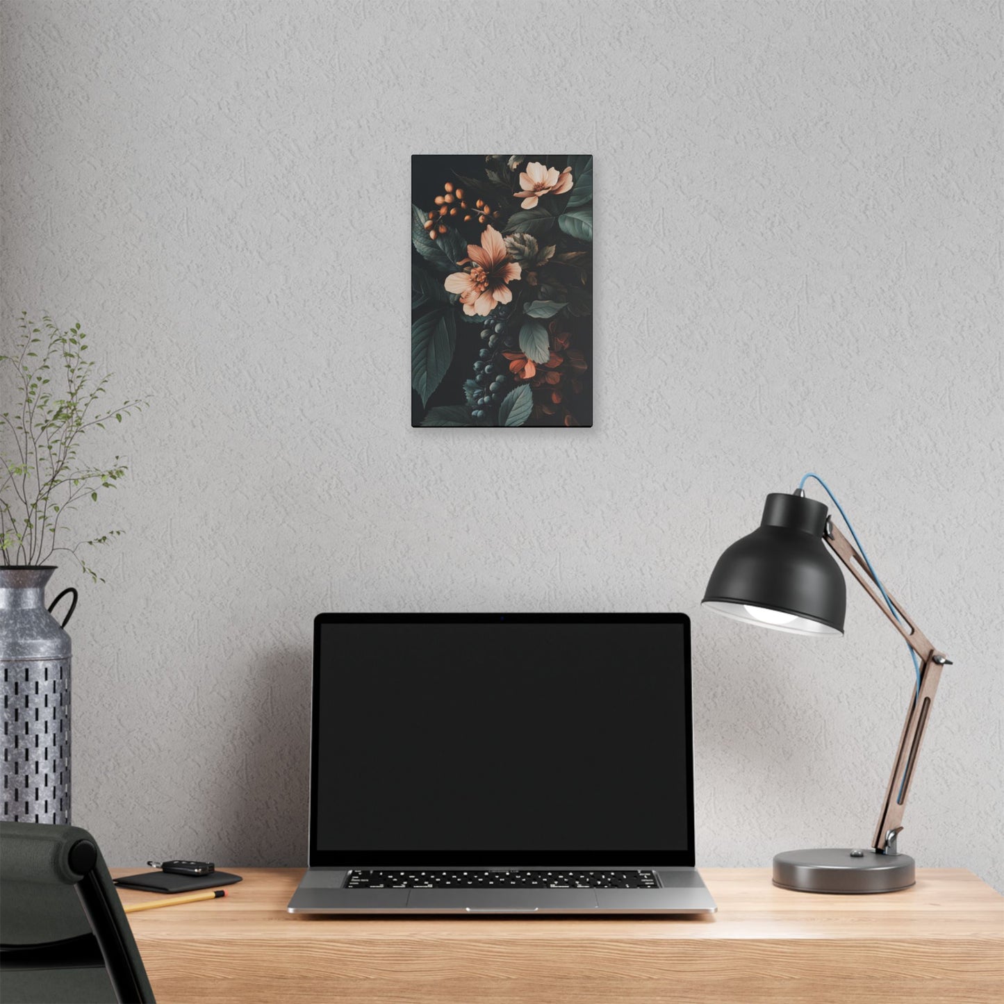 Evergreen Moody Botanical -Secret Garden Series  - Fine Art Print on Canvas