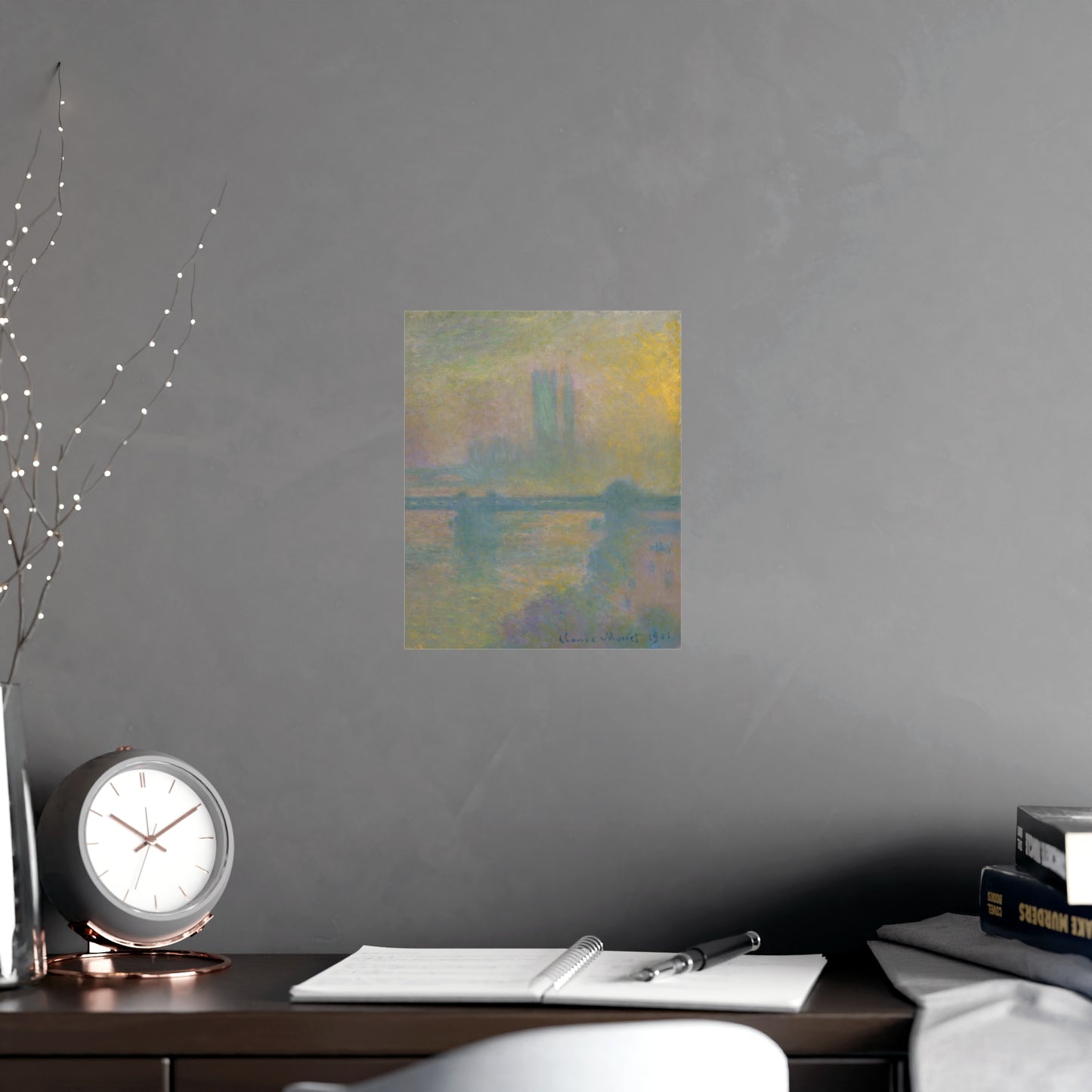 Charing Cross Bridge London - Monet Fine Art Poster