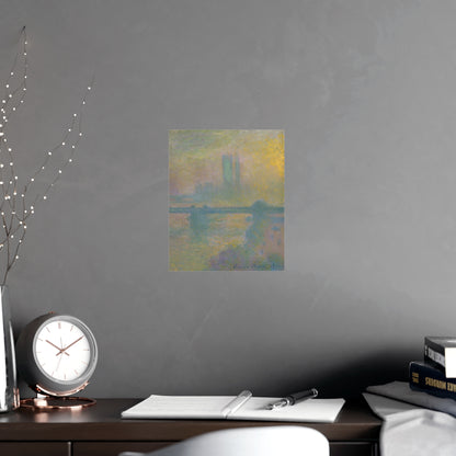 Charing Cross Bridge London - Monet Fine Art Poster